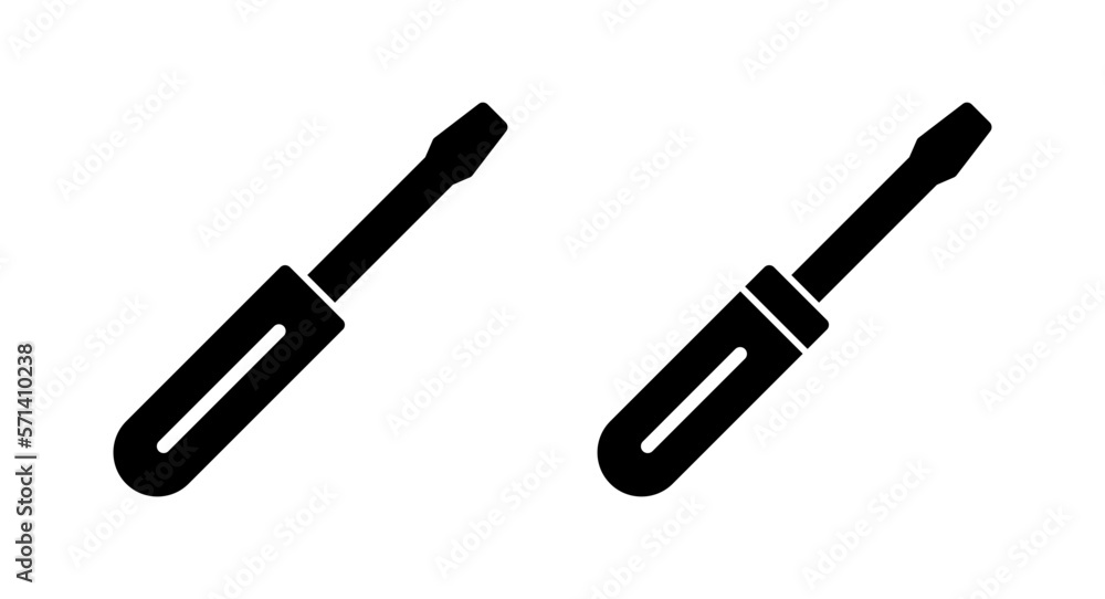 Screwdriver icon vector illustration. tools sign and symbol Screwdriver icon vector illustration. tools sign and symbol