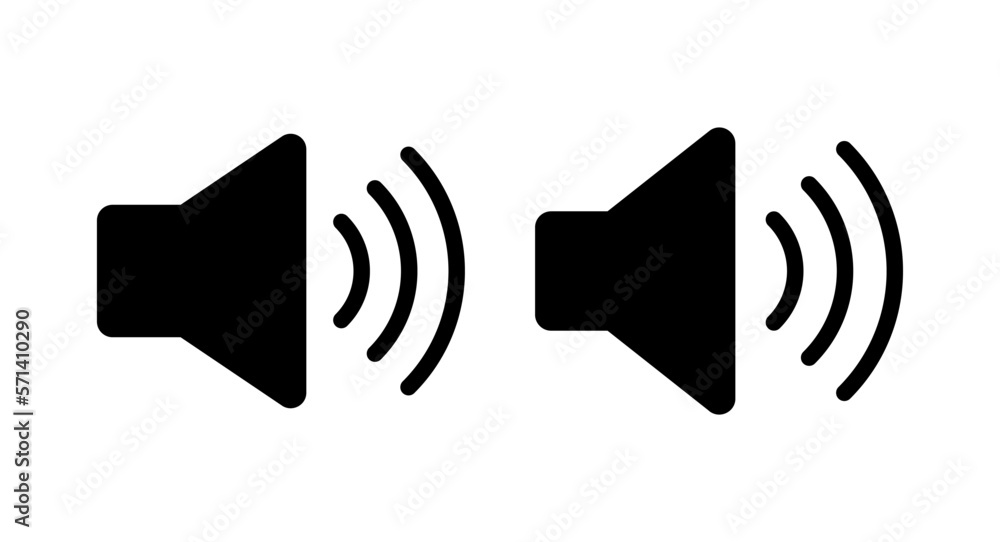 Speaker icon vector illustration. volume sign and symbol. loudspeaker icon. sound symbol Speaker icon vector illustration. volume sign and symbol. loudspeaker icon. sound symbol