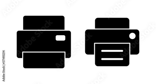 Print icon vector illustration. printer sign and symbol