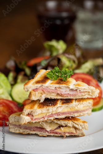french croque monsieur photo
