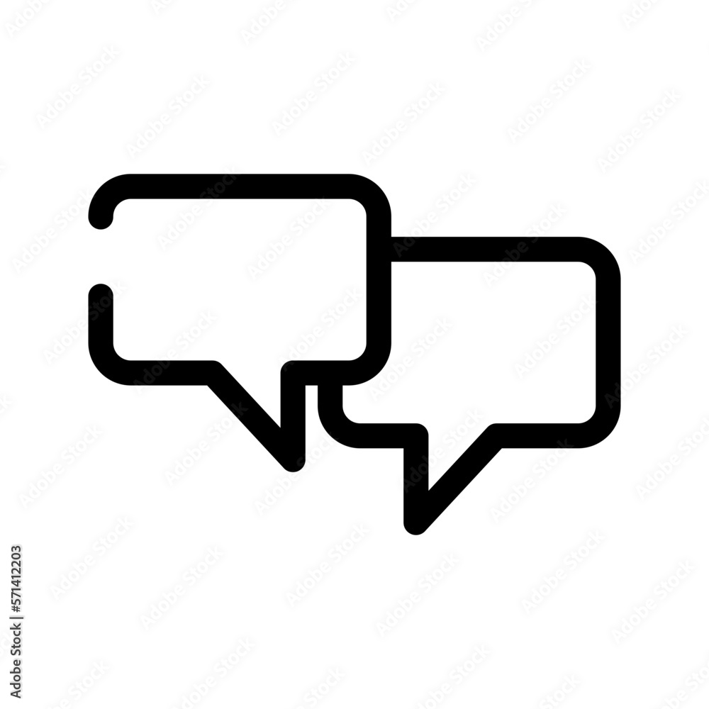 Chat Icon Vector Symbol Design Illustration Chat Icon Vector Symbol Design Illustration