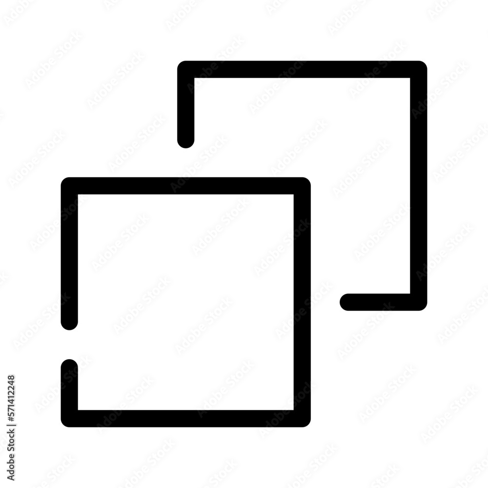 Copy Icon Vector Symbol Design Illustration Copy Icon Vector Symbol Design Illustration