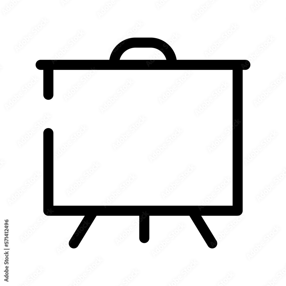 Projector Screen Icon Vector Symbol Design Illustration Projector Screen Icon Vector Symbol Design Illustration