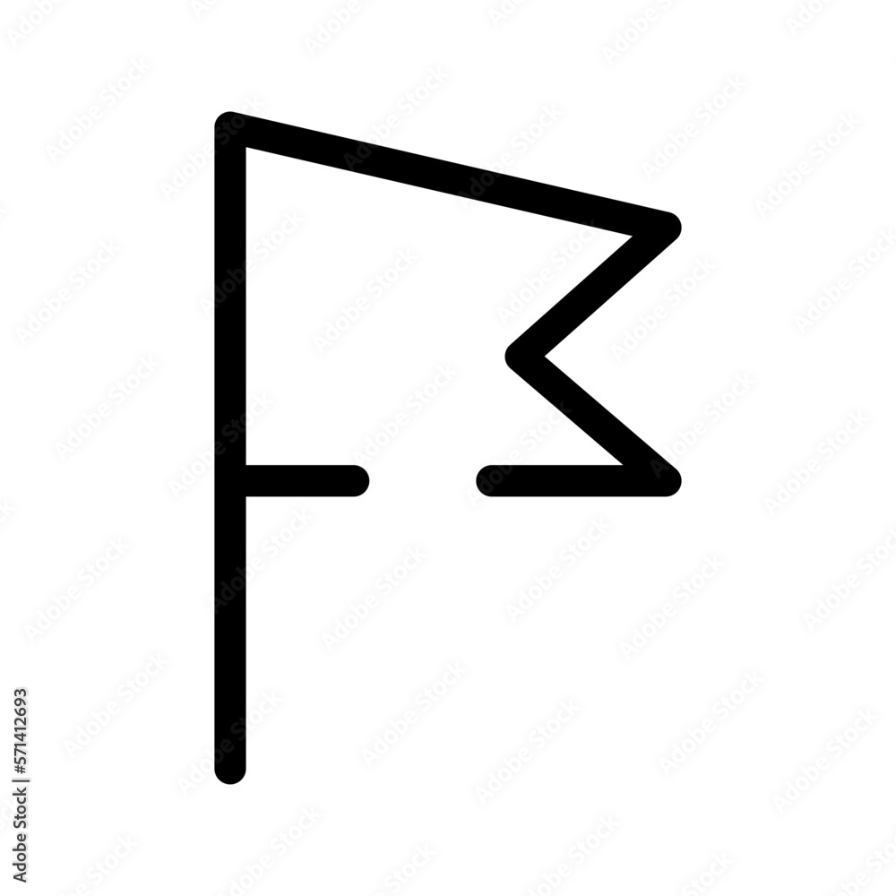 Flag Icon Vector Symbol Design Illustration Flag Icon Vector Symbol Design Illustration