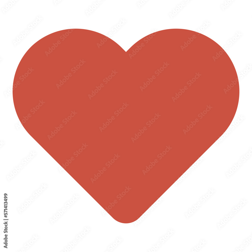 heart shape flat icon heart shape flat icon