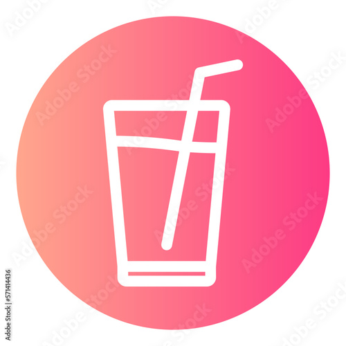 milkshake gradient icon