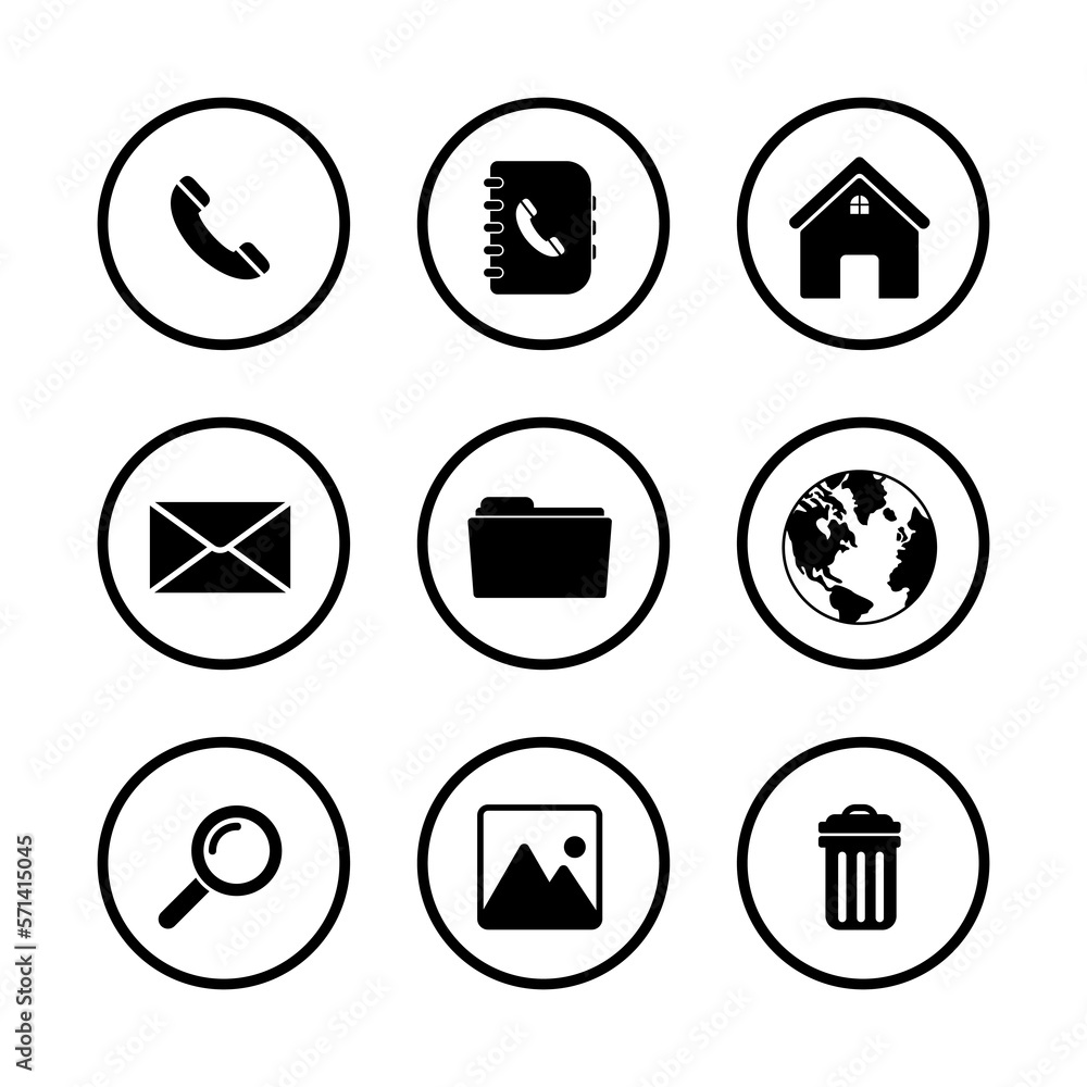 web icon set, contact us icon set, social media icon set vector sign symbol web icon set, contact us icon set, social media icon set vector sign symbol
