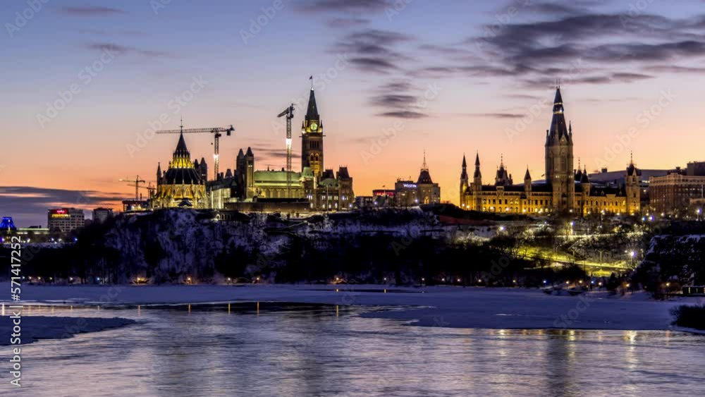 4k holy grail night to day timelapse taken from Majors Hill Park in downtown Ottawa Canada with view to the historical buildings of the Canadian parliament and its surroundings. 4k holy grail night to day timelapse taken from Majors Hill Park in downtown Ottawa Canada with view to the historical buildings of the Canadian parliament and its surroundings.