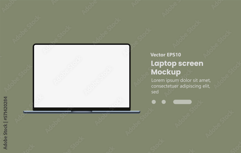 Modern thin frame realistic laptop, notebook or ultrabook mockup to easily insert UI interface advertising presentation Modern thin frame realistic laptop, notebook or ultrabook mockup to easily insert UI interface advertising presentation