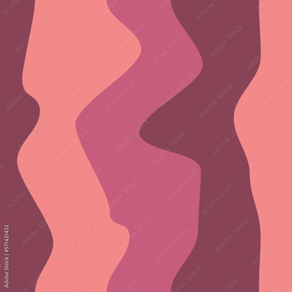 Abstract Retro background with wave. retro background. Yellow,orange and red colors. Vector illustration and other resources