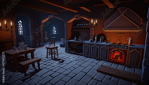 Generative AI - Video Game Screenshot - Tavern - 02