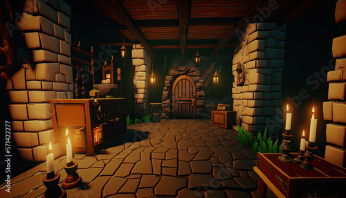 Generative AI - Video Game Screenshot - Tavern - 01
