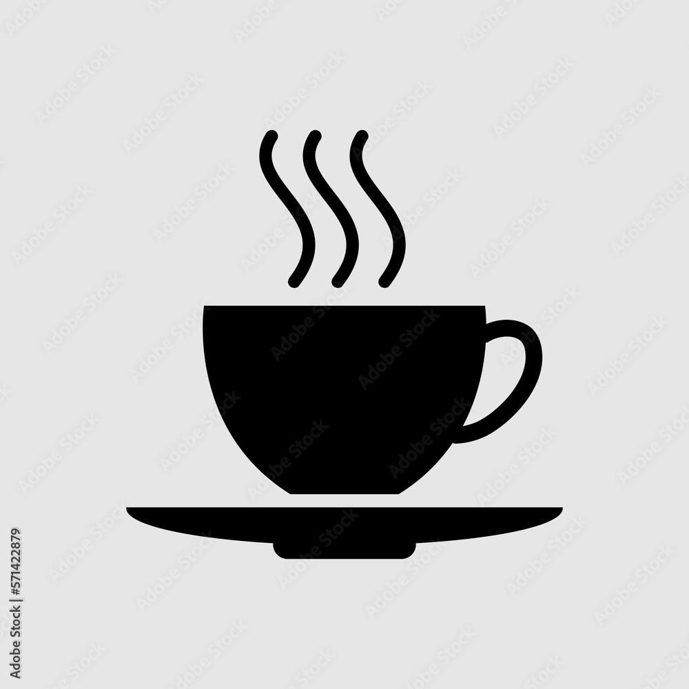 Coffee cup trendy style illustration on white background..eps Coffee cup trendy style illustration on white background..eps