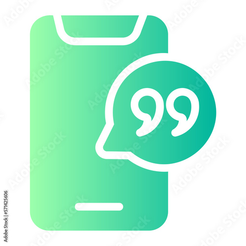 testimonials gradient icon