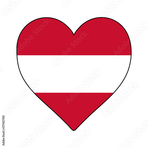 Austria Heart Shape Flag. Love Austria. Visit Austria. Western Europe. Europe. European Union. Vector Illustration Graphic Design. Free Download Austria Heart Shape Flag. Love Austria. Visit Austria. Western Europe. Europe. European Union. Vector Illustration Graphic Design. - GFXLoad