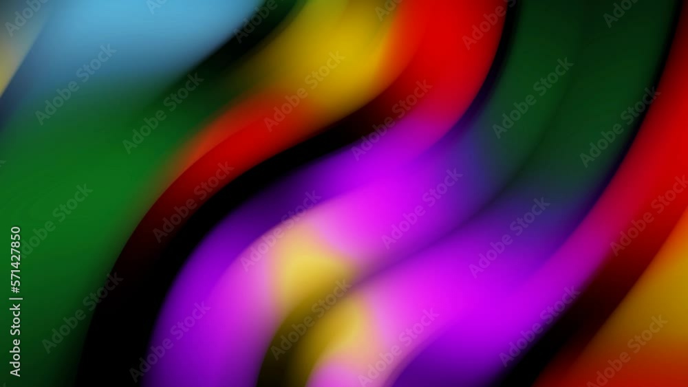 Blurred gradient background of red, orange, yellow, green, blue and ...