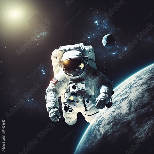 Astronaut in space