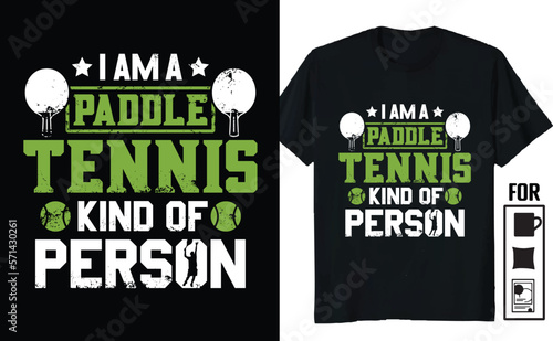 I am a Paddle Tennis Kind of Person Funny