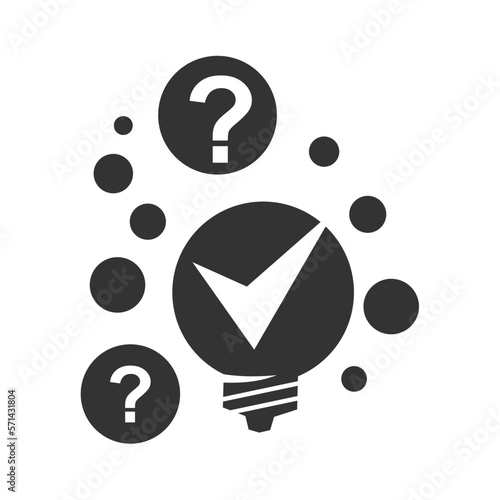 Innovation Creative Idea logo template Icon Illustration Brand Identity.Isolated and flat illustration. Vector graphic