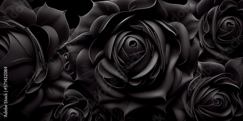 black roses and dark love