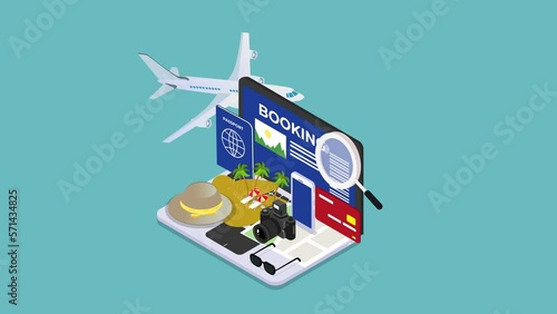 Wallpaper Mural Tourism and travel or vacation booking app Torontodigital.ca