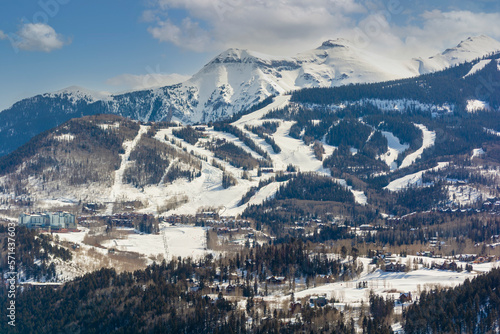 Telluride Ski Resort in the Colorado Rocky Mountains