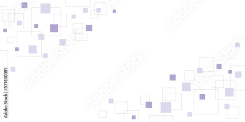 シンプルな四角形の幾何学模様背景