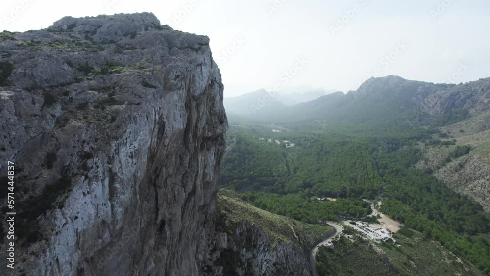 Stunning free climbing spot in the mountains from Mallorca. Beautiful nature for hiking and biking on the island. Stunning free climbing spot in the mountains from Mallorca. Beautiful nature for hiking and biking on the island.