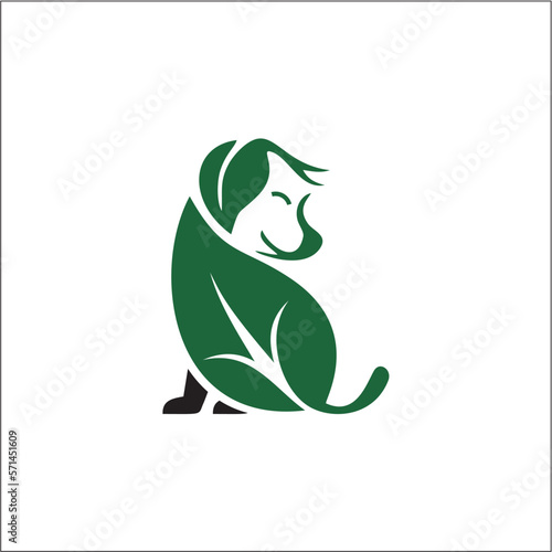 Baby Dog logo pet shop Grooming Products company logo natural beauty vector clinic icon template