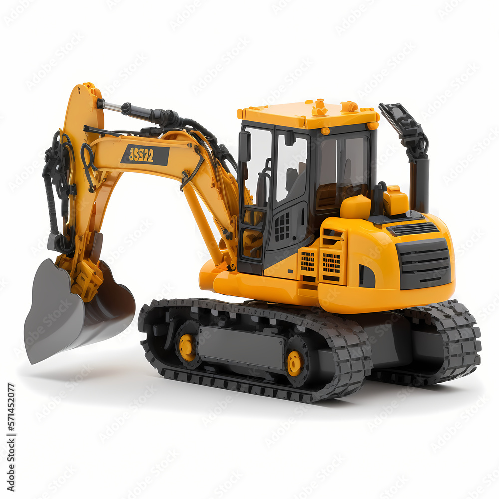 Excavator Truck - excavator Toy - Excavator 3D