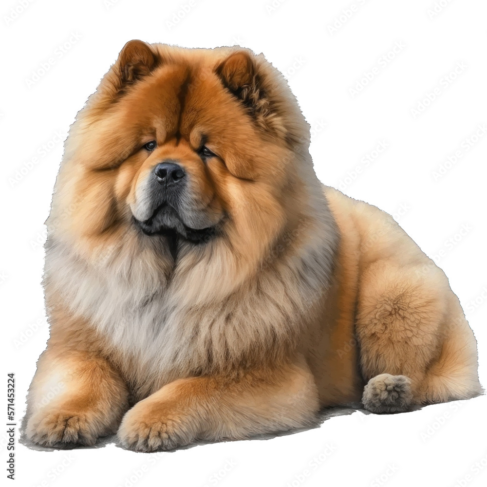 Animal Chow Chow dog Design Elements Isolated Transparent Background: Graphic Masterpiece, Clear Alpha Channel for Overlays Web Design, Digital Art, PNG Image Format (generative AI Animal Chow Chow dog Design Elements Isolated Transparent Background: Graphic Masterpiece, Clear Alpha Channel for Overlays Web Design, Digital Art, PNG Image Format (generative AI