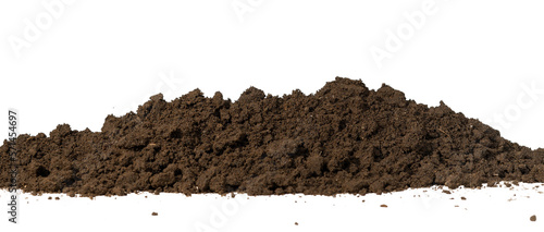 heap soil isolated photo