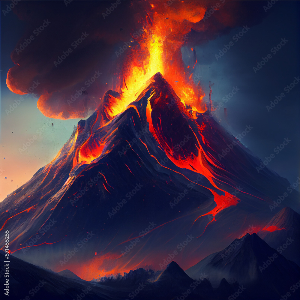 Volcano Art, Artificial Art 