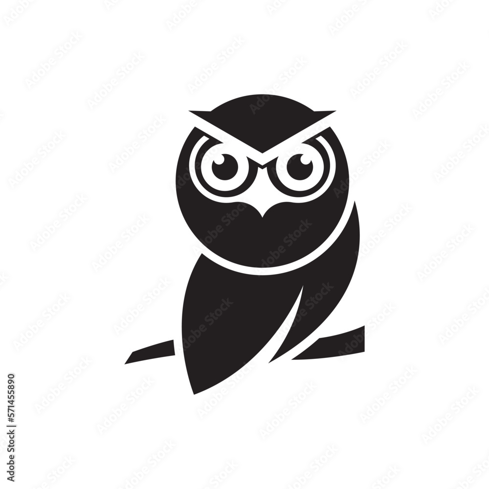 Fototapeta premium Owl logo images illustration