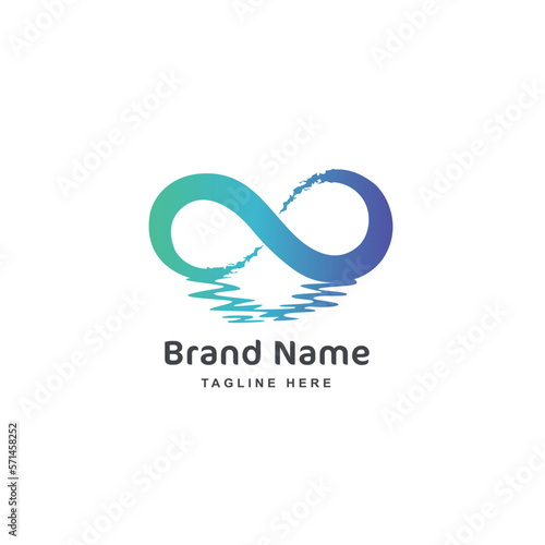 Sea Loop Logo Graphic Vector