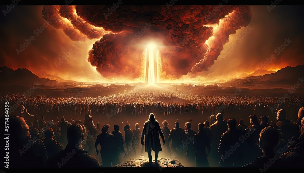 Revelation of Jesus Christ, new testament, religion of christianity, heaven and hell over the