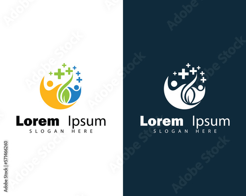 education logo people abstract star logo concept reaching star happy design concept health people