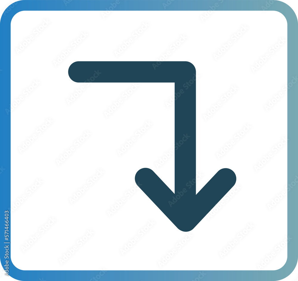Gradient style blue rectangle with a down arrow pattern in the middle. Gradient style blue rectangle with a down arrow pattern in the middle.