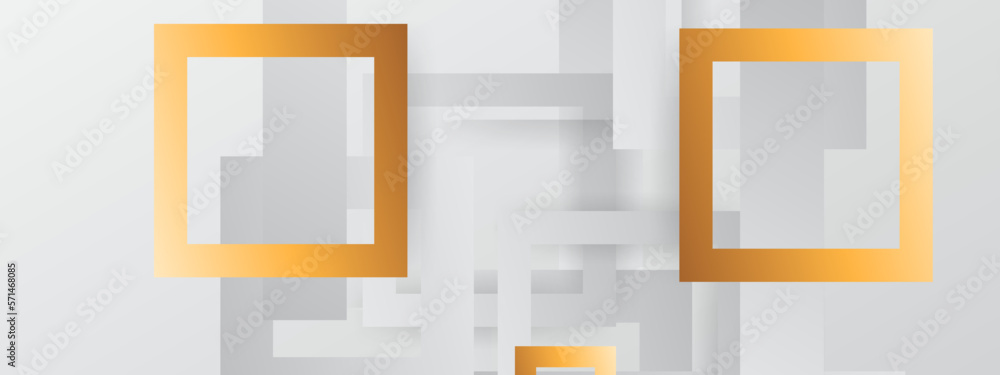 Grey gradient and golden squares abstract background. Seamless looping geometric tech motion design. Grey gradient and golden squares abstract background. Seamless looping geometric tech motion design.