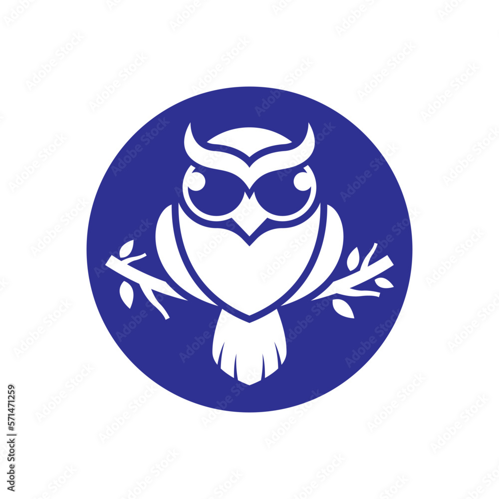 Owl logo images illustration