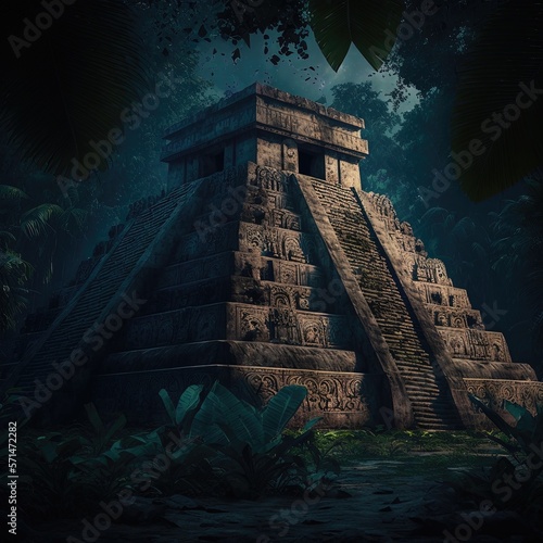 an aztec temple