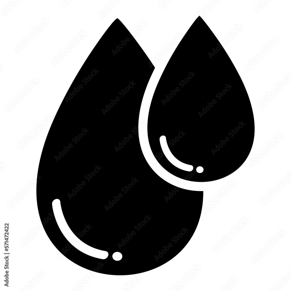 Glyph Water Icon Glyph Water Icon
