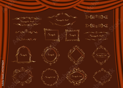 アンティークなフレーム