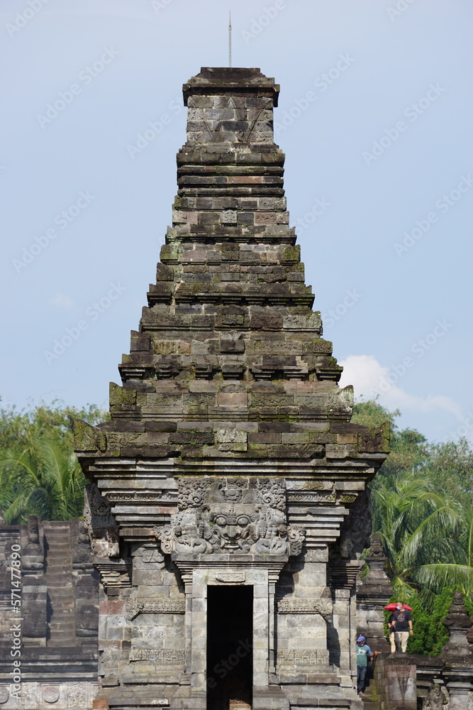 The beautiful Penataran temple in Blitar, East Java, Indonesia