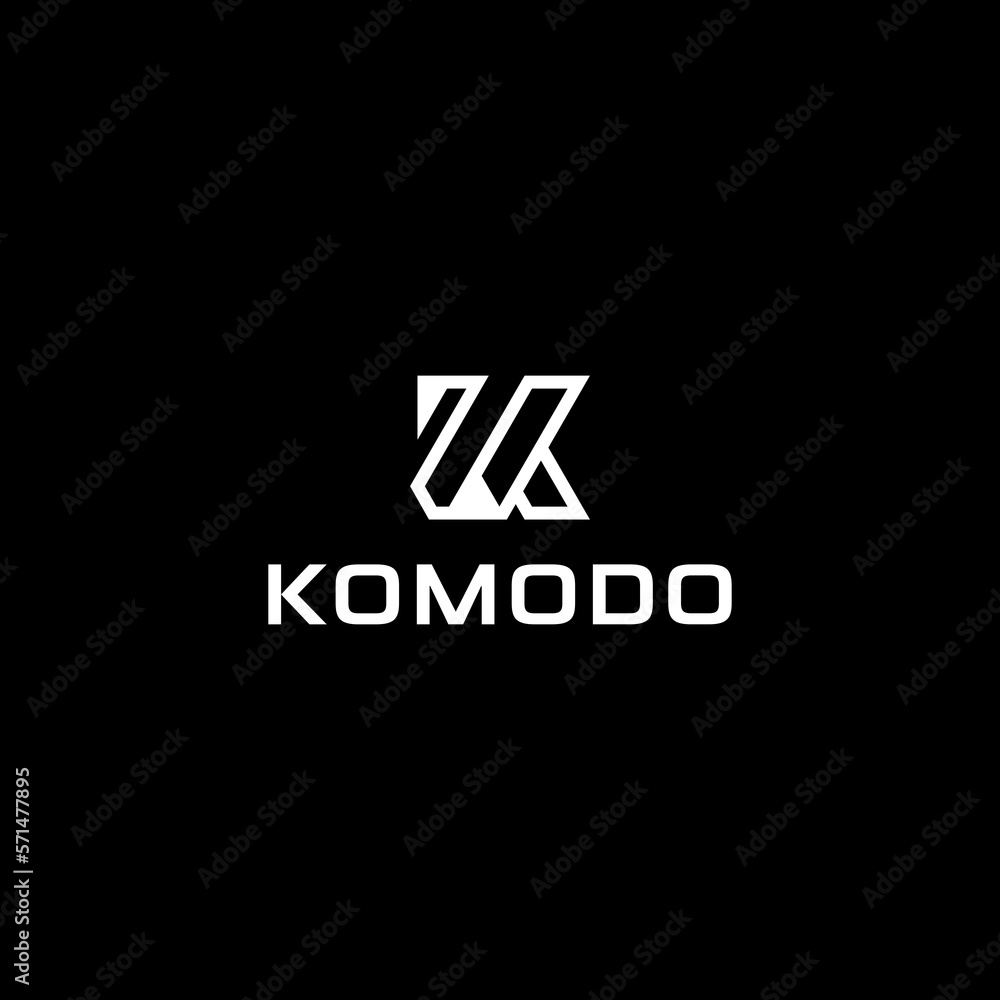 Letter K Simple Monogram Logo Letter K Simple Monogram Logo