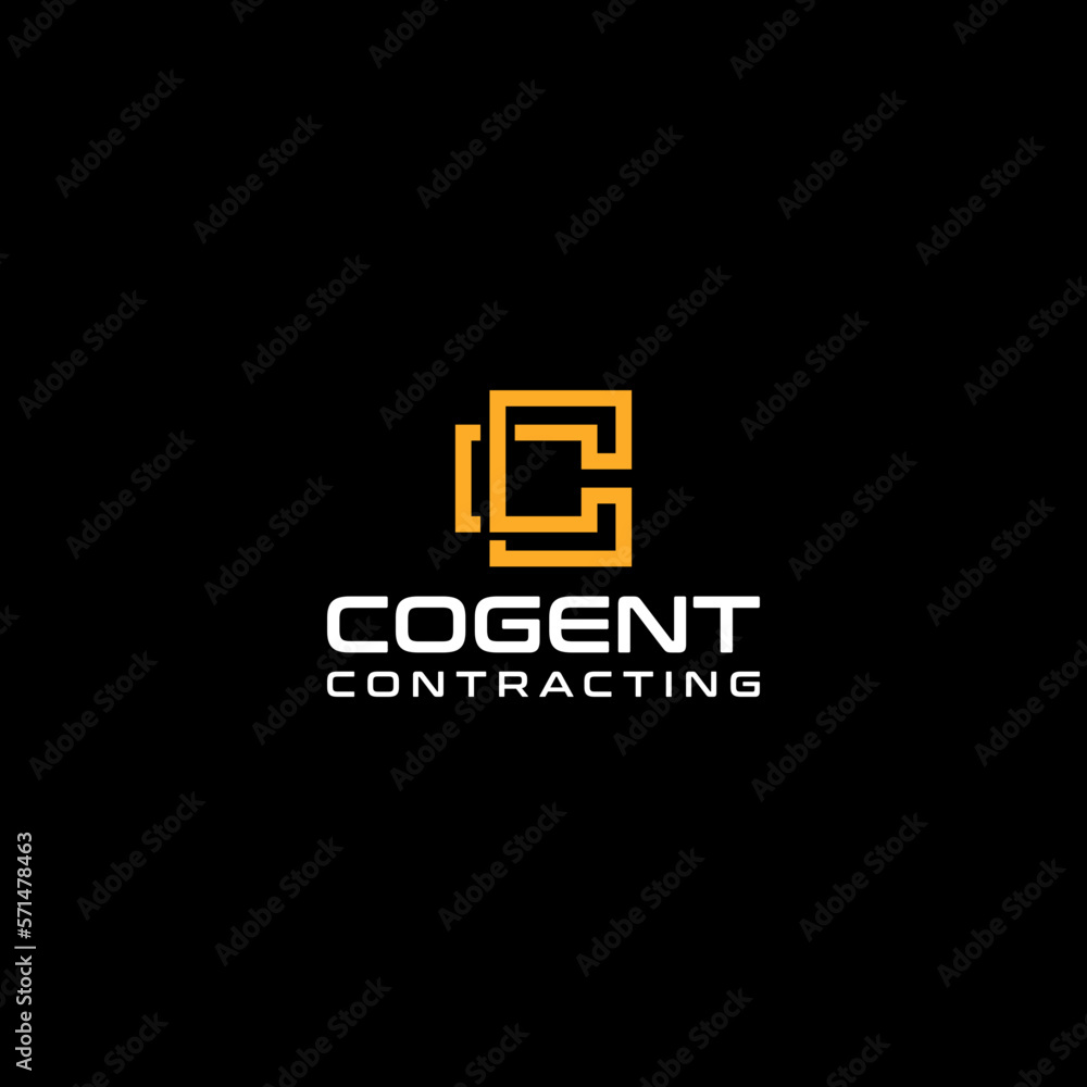 Letter C Simple Monogram Logo Letter C Simple Monogram Logo