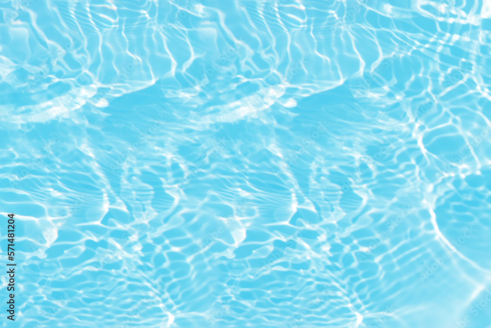Defocus blurred transparent blue colored clear calm water surface texture with splashes and bubbles. Trendy abstract nature background. Water waves in sunlight with copy space. Blue watercolor shining Defocus blurred transparent blue colored clear calm water surface texture with splashes and bubbles. Trendy abstract nature background. Water waves in sunlight with copy space. Blue watercolor shining