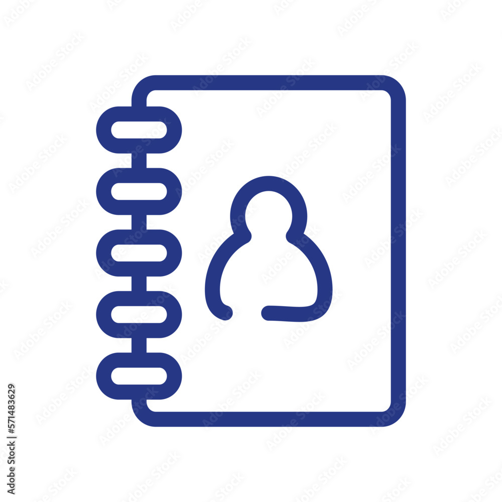 Notebook icon vector isolated on white background for your web and mobile app design, Notebook logo concept Notebook icon vector isolated on white background for your web and mobile app design, Notebook logo concept