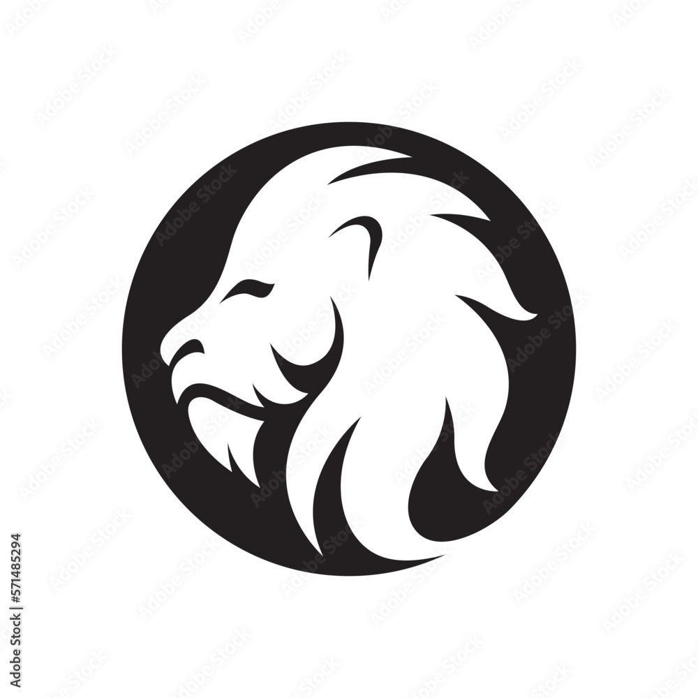 Lion head logo images illustration Lion head logo images illustration