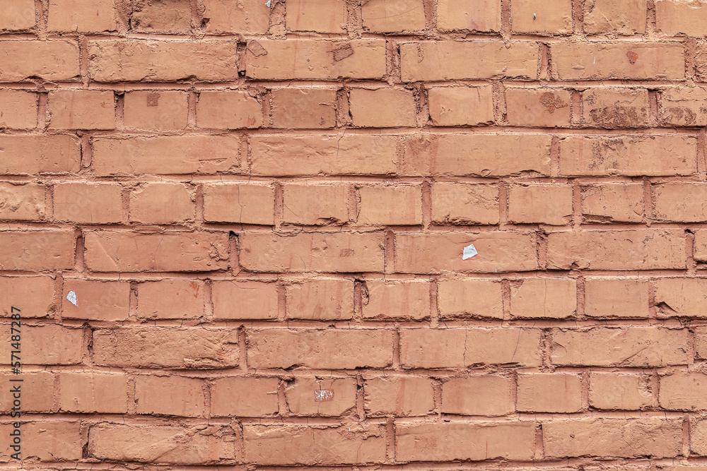 Old red brick wall background texture close up Old red brick wall background texture close up